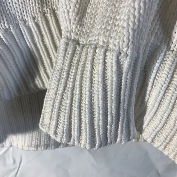 Daily Ritual Crew Long Sleeve Sweater Side Slits - Picture 8 of 9